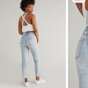 Free People CRVY High-rise Vintage Straight Jeans